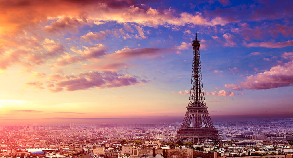 Paris Eiffeltårnet i Frankrig