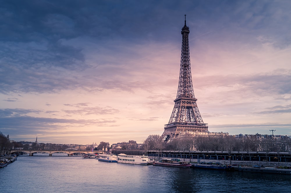 Der Eiffelturm in Paris