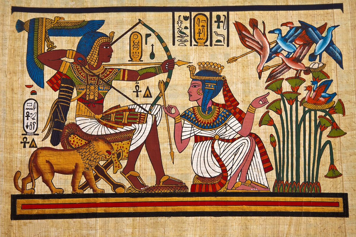 Egyptierna var duktiga på matematik, som de använde vid byggnation, lantmäteri och handel.