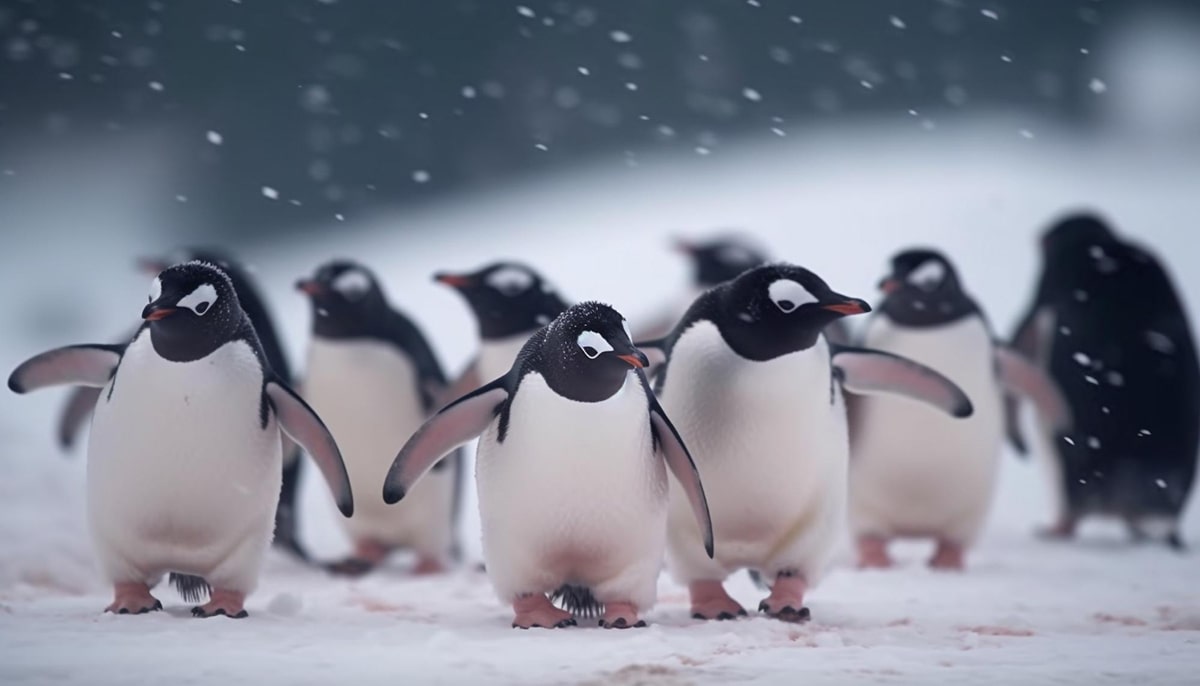 Tatsache: Pinguine "watscheln"