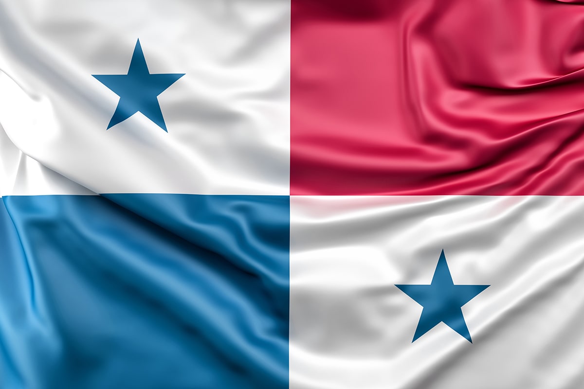 The flag of Panama