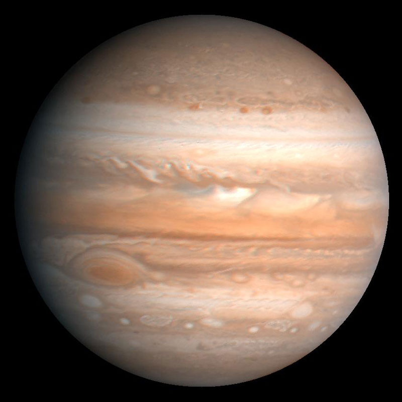 Jupiter ist der fünfte Planet im Sonnensystem und der größte