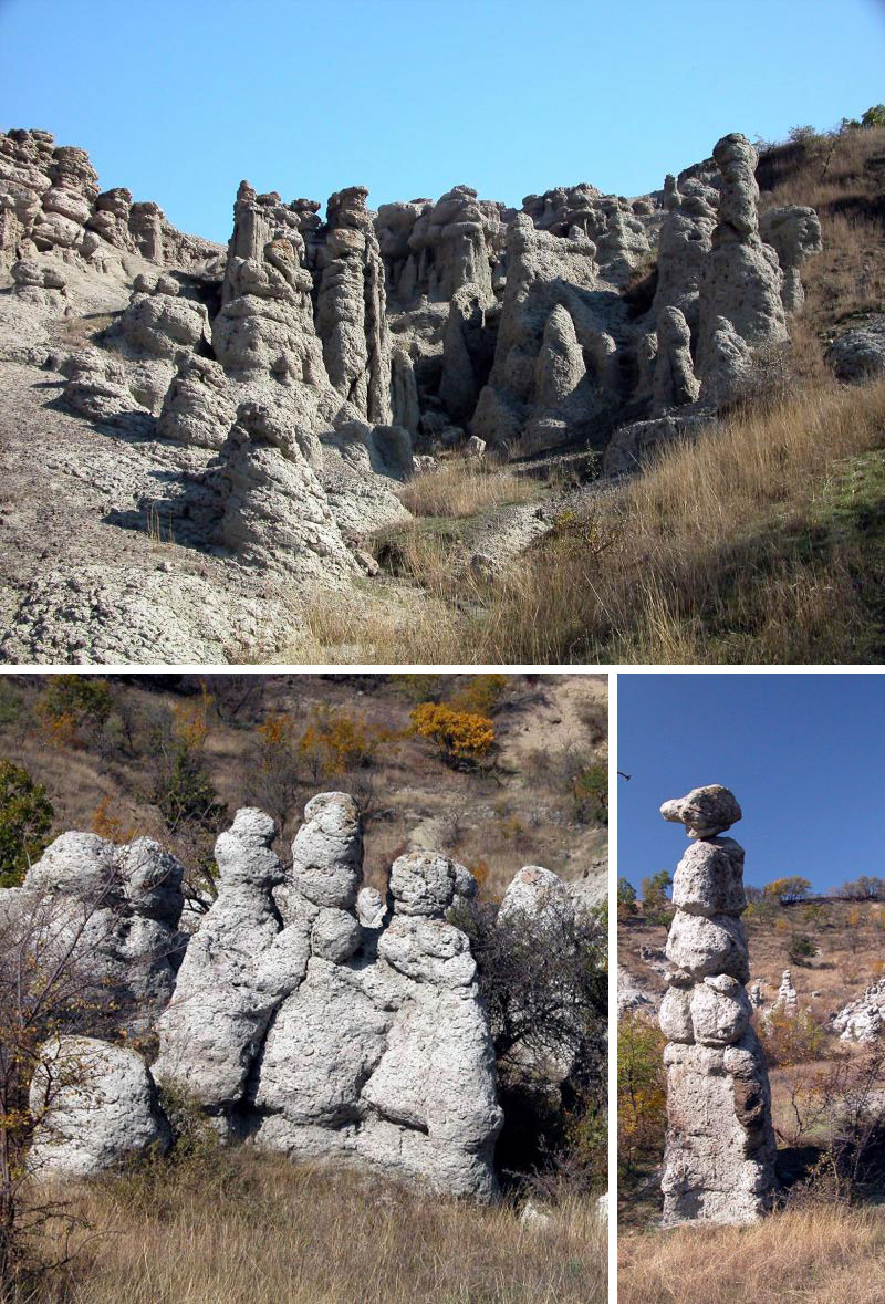 Fakta: Den makedonska staden Kuklica är känd för sina stenpelare