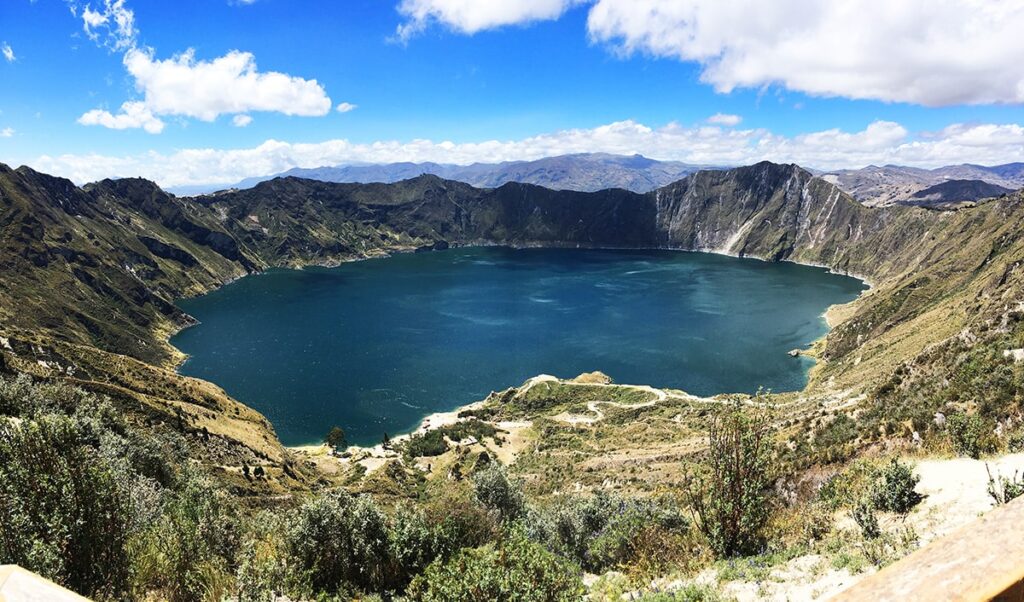 Laguna Quilotoa Quinta i Ecuador