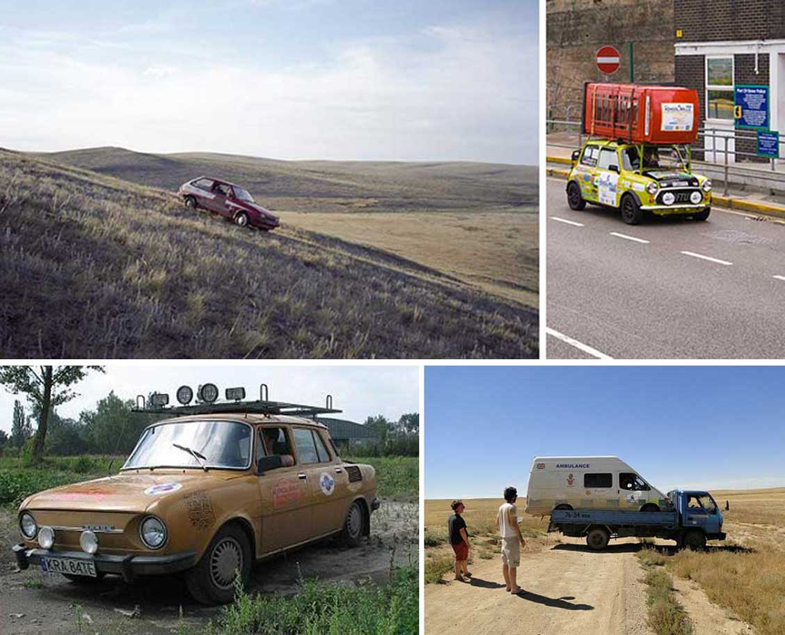 Fakta: Mongol Rally är ett speciellt motorlopp som startar i Europa och slutar i Ulan Bator