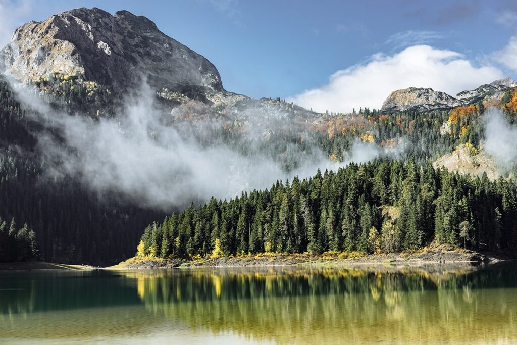 National park Zabljak in Montenegro