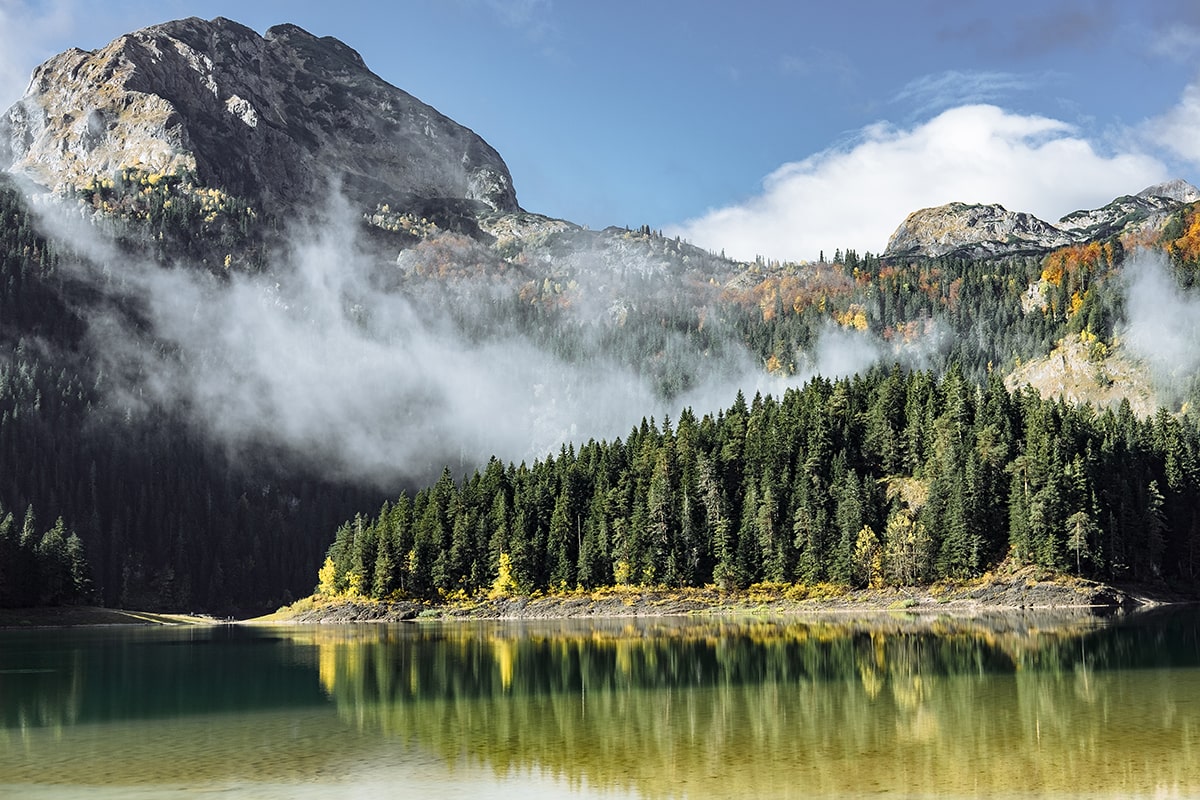 National park Zabljak in Montenegro