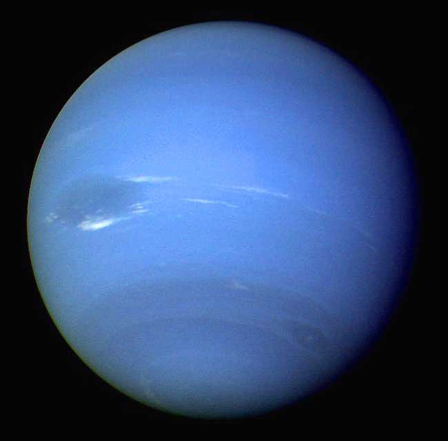 Neptunus is de achtste en laatste planeet in het zonnestelsel
