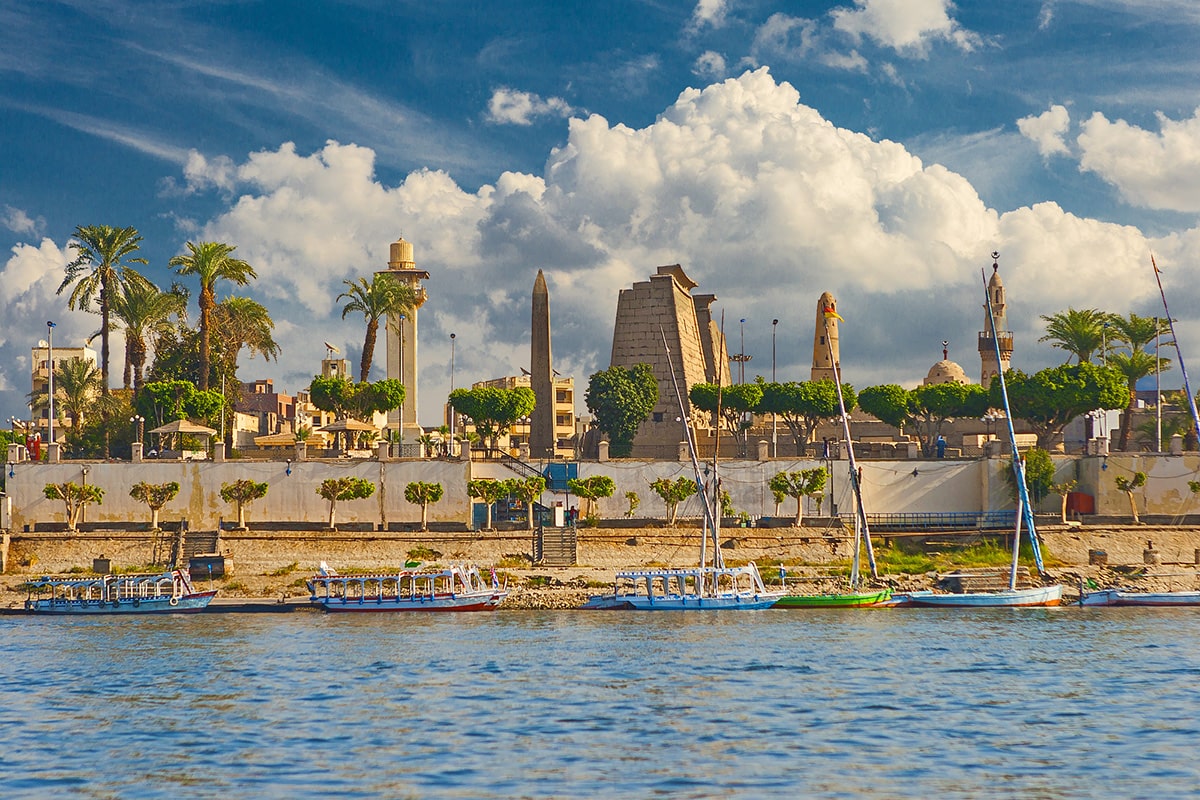 Fakta: Floden Nilen i Egypten spelade en viktig roll i det antika Egypten.