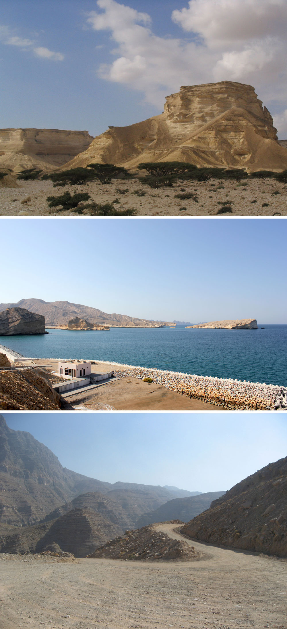 I Oman er der ørkensletter, bjerge og hav.