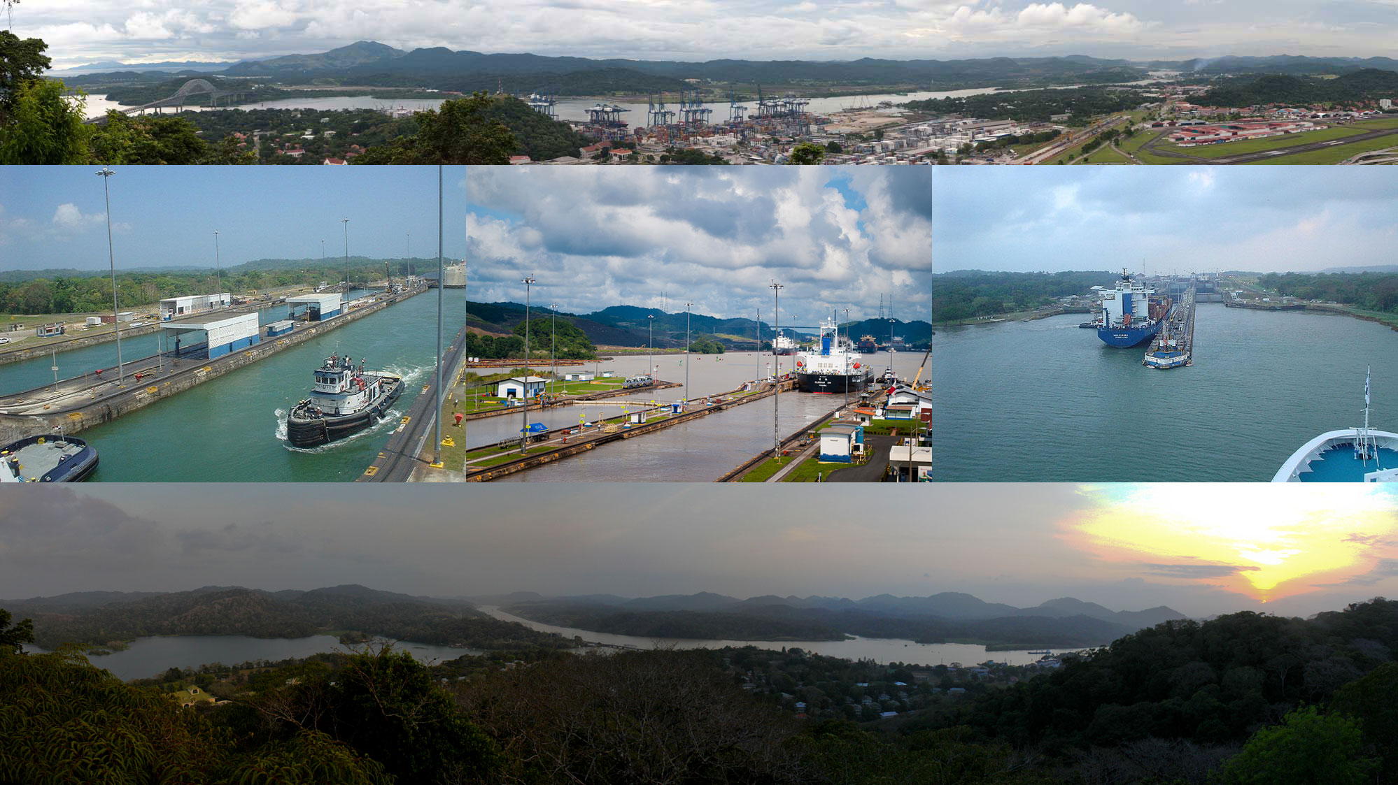 Fact: The Panama Canal connects the Pacific Ocean to the Atlantic Ocean
