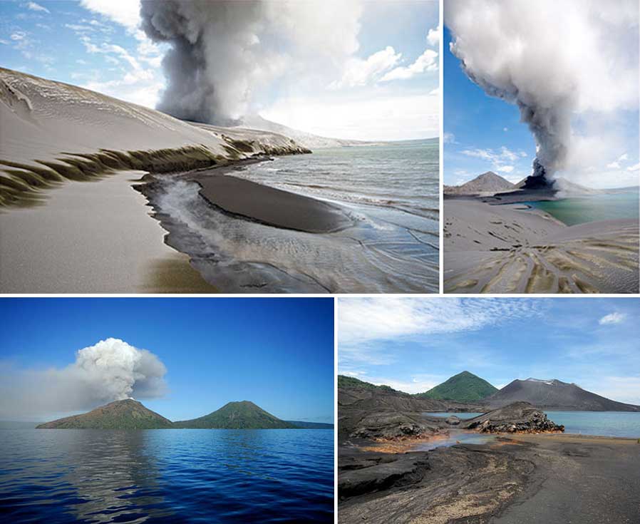 Fakta: Papua Ny Guinea ligger i et område med mange aktive vulkaner.