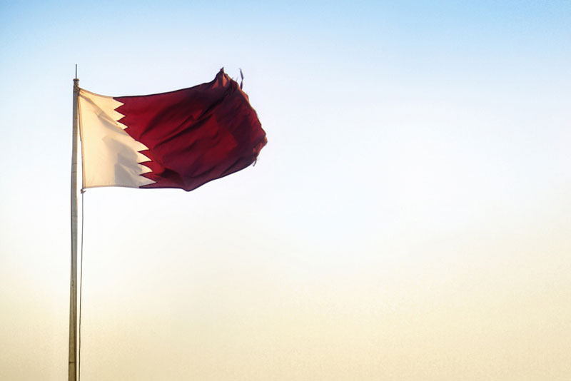 Fakta: Qatars flaggas ursprungliga färger var vitt och rött