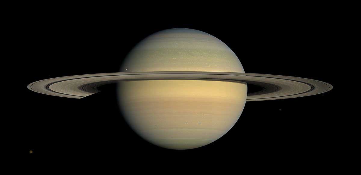 Saturn is named after the Roman god of grain, harvest and agriculture