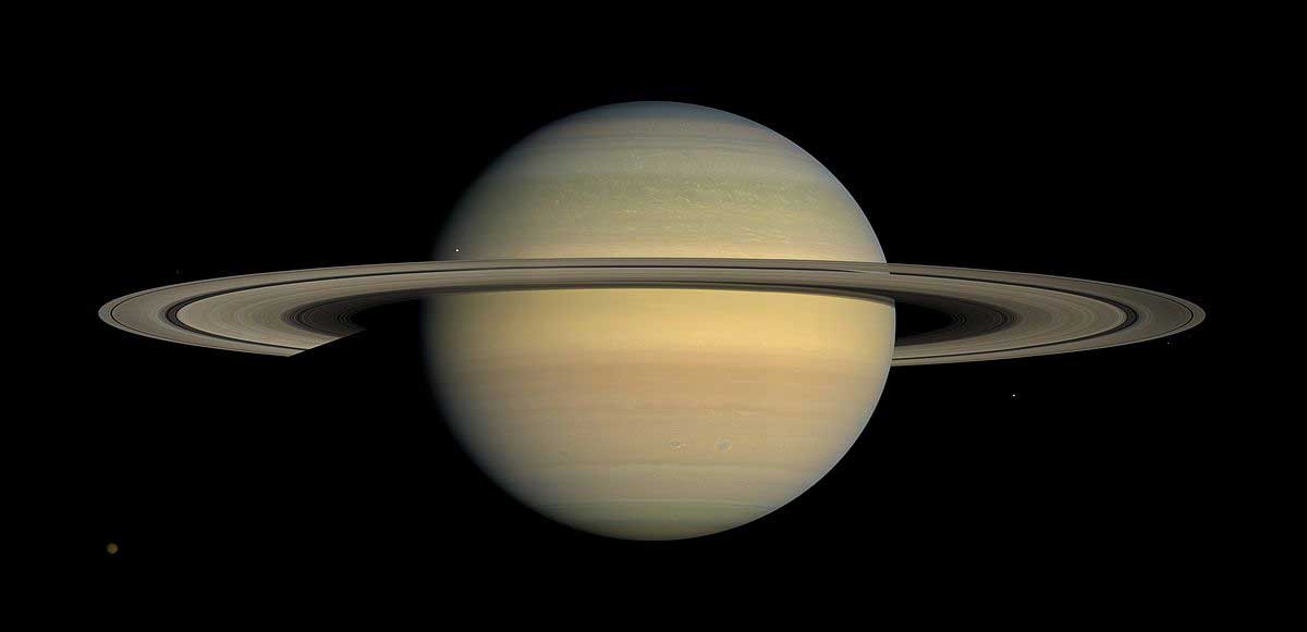Saturnus is de zesde planeet in het zonnestelsel en is bekend door zijn ringen