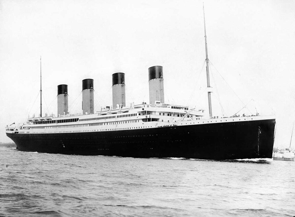 Fact: Titanic sank after a collision with an iceberg on April 15, 1912