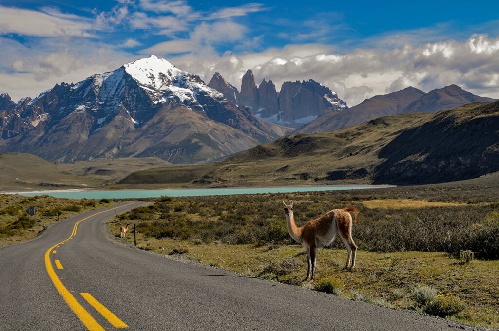 Torres del Paine nationalpark i Chile