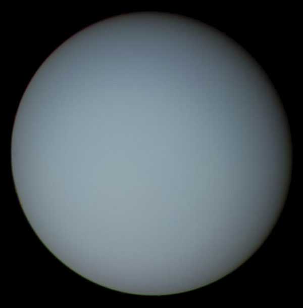 Uranus is de zevende planeet in het zonnestelsel