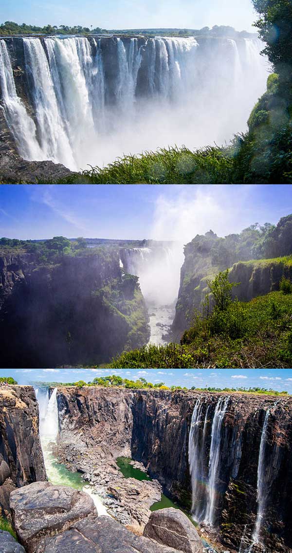 Tatsache: Die Victoriafälle sind der größte Wasserfall der Welt.